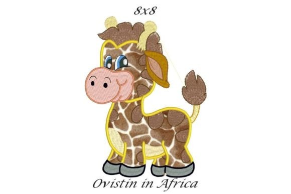 Adorable Giraffe Applique Design Review