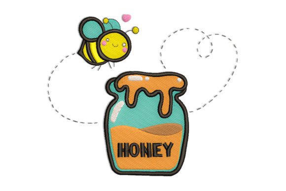 Bee and Honey Embroidery Design Review for Boutique Sweatshirts