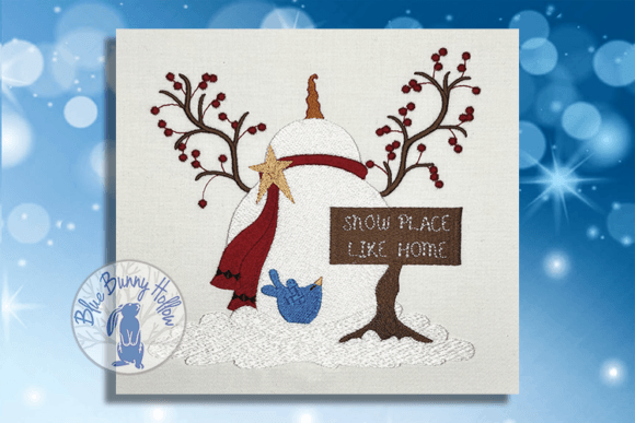 Snow Place Like Home Embroidery Review