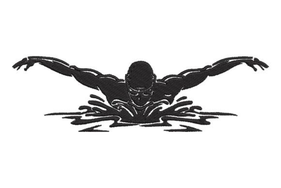 Swimming Man: A Summer Embroidery Design Review